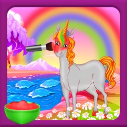 Unicorn Beauty Makeover Salon - Pet Game