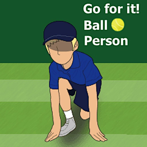 Tennis Ball Person Sticker