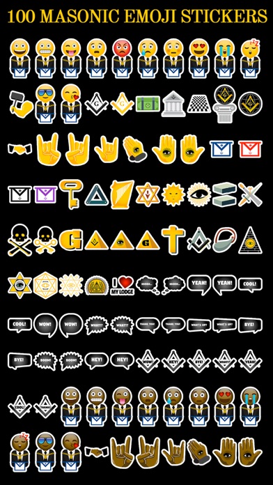 FreemasonMoji - #1 Masonic Emoji Stickers App Screenshot 1