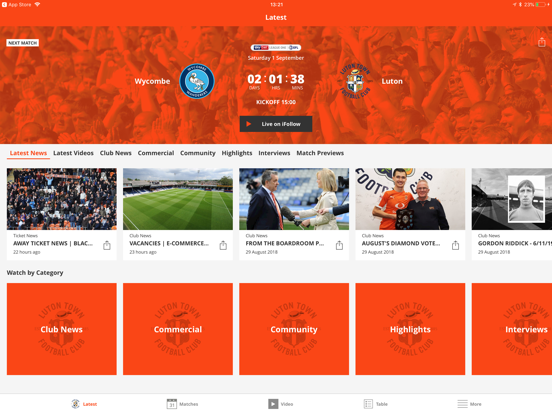 Luton Town Official Appのおすすめ画像1