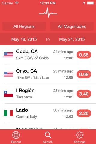 My Earthquake Alerts & Feed screenshot 3