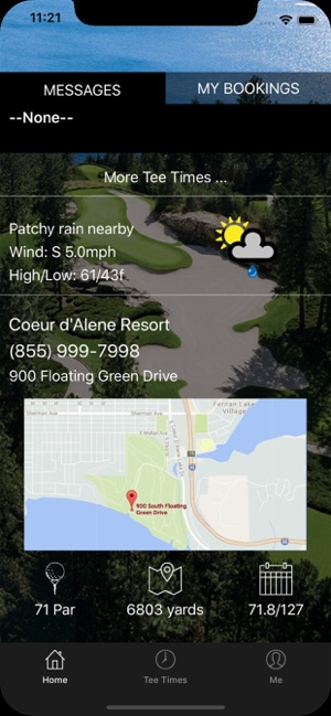 Coeur d'Alene Resort Tee Times(圖2)-速報App