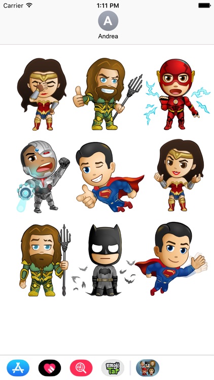 Justice League - Stickers screenshot-3