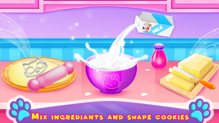 Kitty Cookie Maker Bakery Game