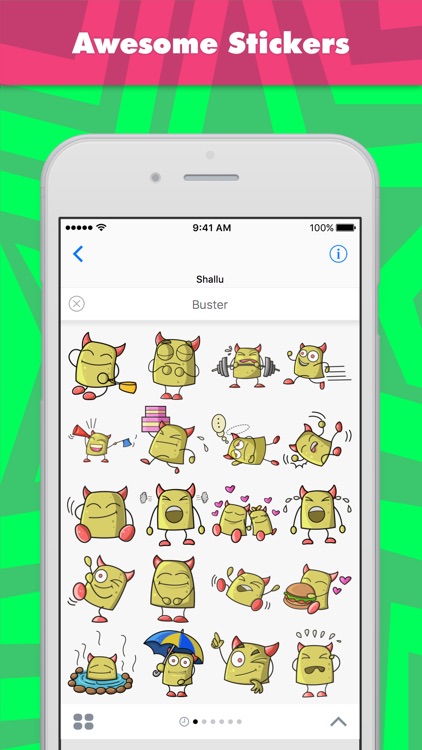 Buster stickers by Shallu