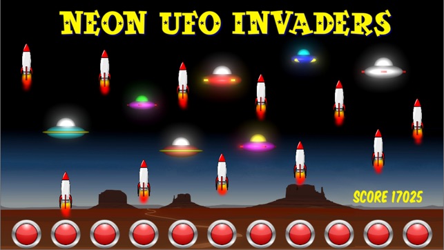 Neon UFO Invaders from Space(圖5)-速報App