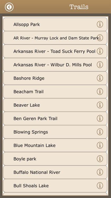 Arkansas Camps & Trails,Parks screenshot-3