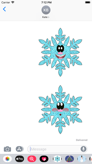 Snow-frost Emotion stickers(圖2)-速報App