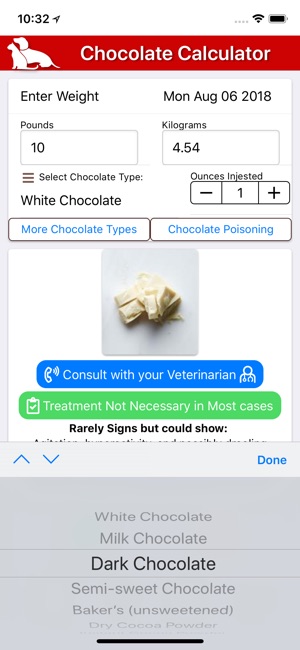 Chocolate Toxicity Calculator(圖2)-速報App