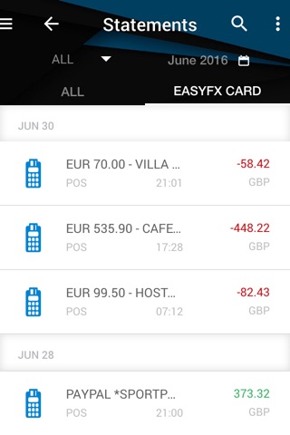 EasyFX Prepaid Card & Account screenshot 2