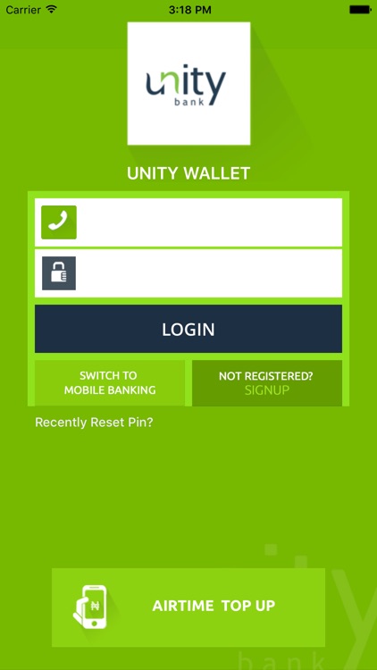 UnityMobile for Unity Bank