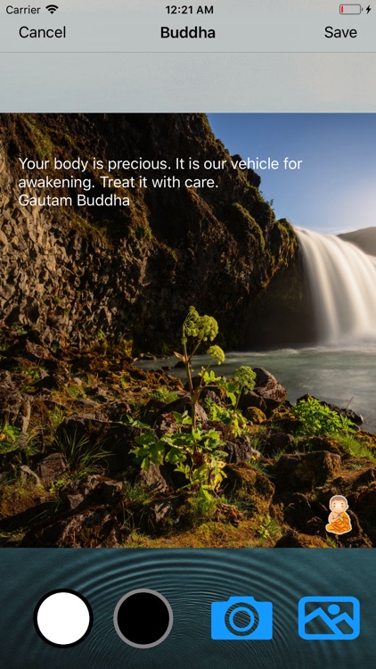 Buddha Quotes Image Editor