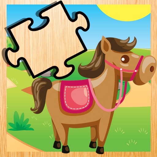 A Magic Horse-s Puzzle in the Fairy-Tale World! Free Kid-s Learn-ing Game-s with Fun iOS App