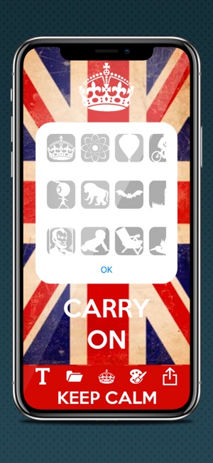 Keep calm and carry on maker(圖2)-速報App