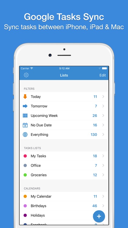 gTasks .