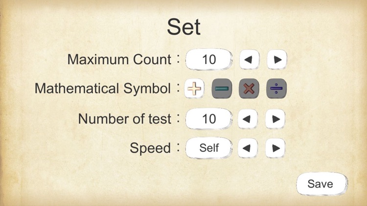 Practice of mental arithmetic