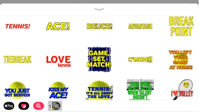 C'mon!!! Tennis Stickers screenshot 3