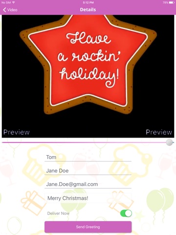 iVideo Greetings screenshot 4