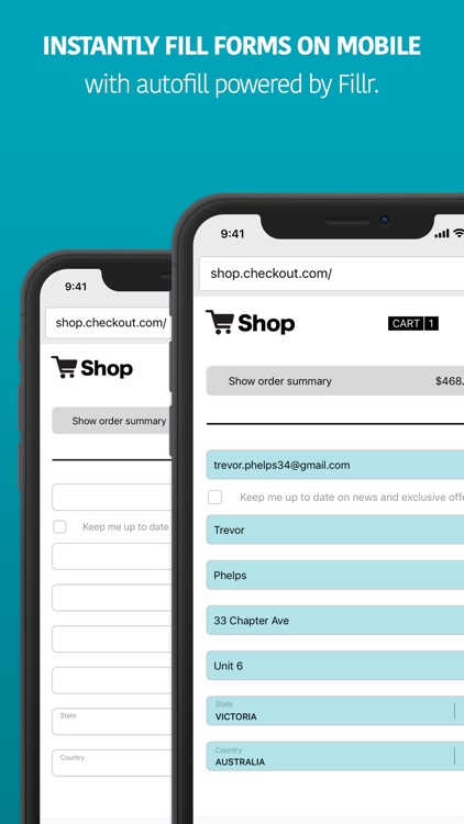 Fillr – Autofill for mobile