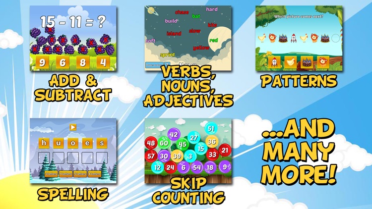 First Grade Learning Games