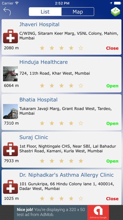 Nearest Hospital Finder