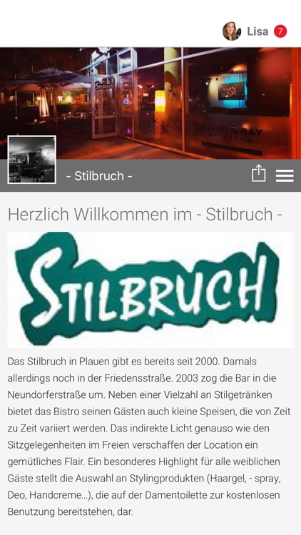 - Stilbruch -