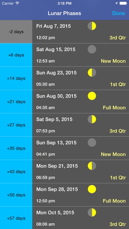 Moon Seeker - Lunar Calendar and 3D Path Viewer
