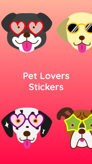 Pet Lovers Emojis Sticker Pack(圖1)-速報App