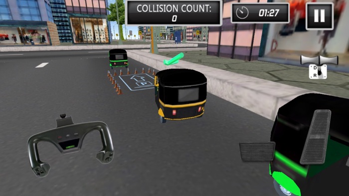 嘟嘟车人力车停车场2018年