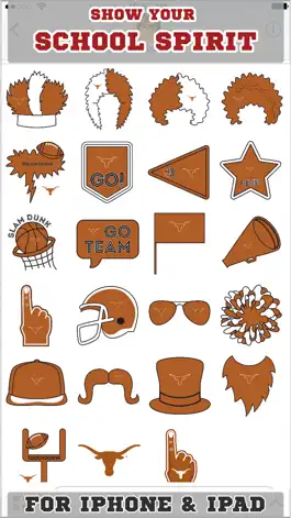 Game screenshot University of Texas Stickers for iMessage mod apk