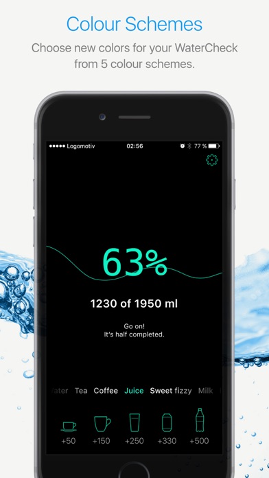 WaterCheck. Control your water balance, grow thin easier Screenshot 5