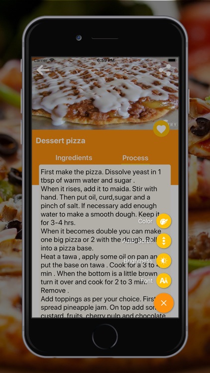 Pizza Recipes In English