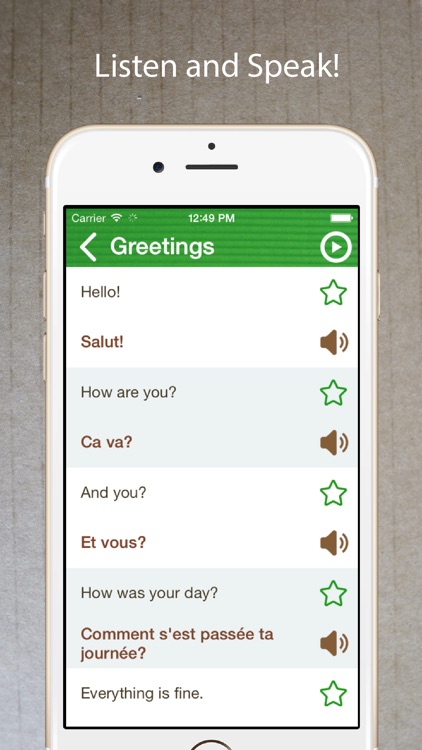 Learn French Phrasebook Pro +