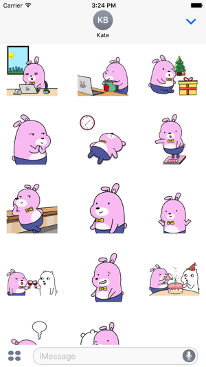 Pinky Rabbit Life Animation(圖2)-速報App