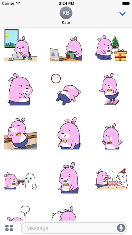 Pinky Rabbit Life Animation