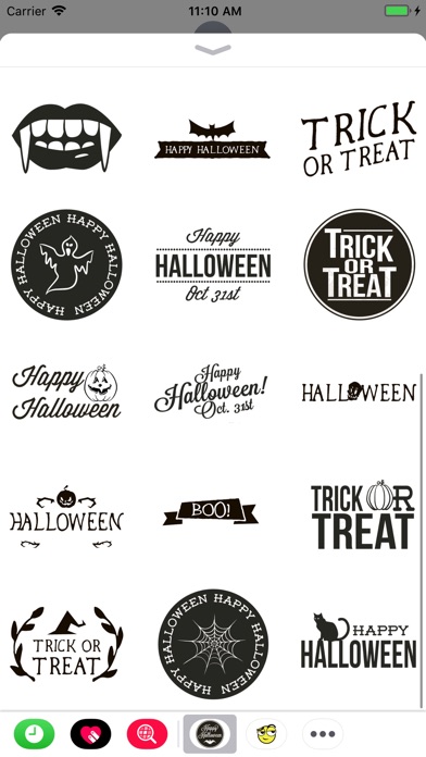Halloween stickers emoji pack screenshot 2