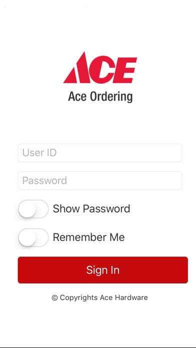 Ace Ordering 스크린샷 1