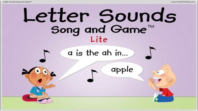 Letter Sounds Song & Game Lite