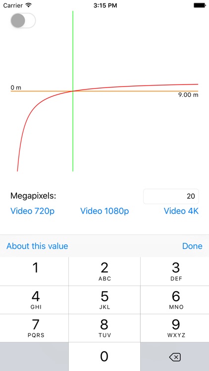 DoF-calc screenshot-3