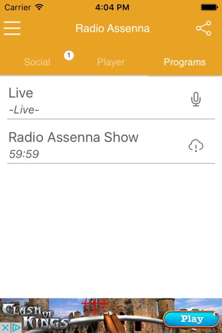 Radio Assenna screenshot 2