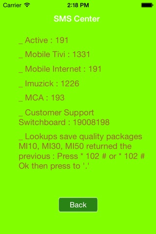 4G-Viettel SMS Register screenshot 2