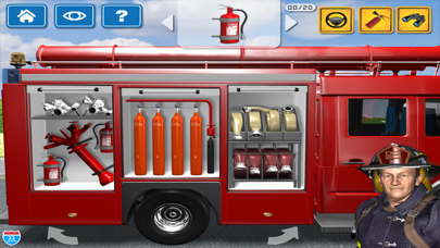 Kids Vehicles 1: Interactive Fire Truck - 3D Games for Little Firefighters and Drivers of Firetrucks by 22learn Screenshot 3