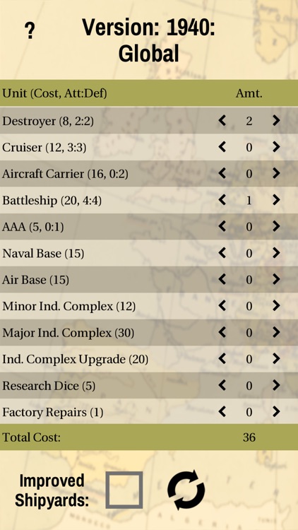 A&A Unit Purchase Calculator