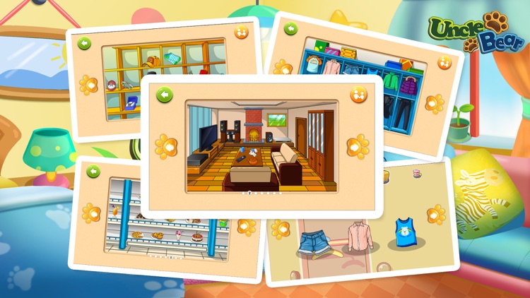 Kids Puzzle: Home - Uncle Bear screenshot-4