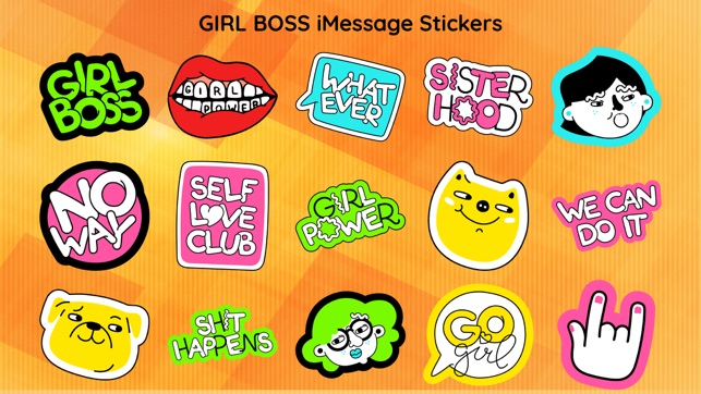 50+ Girl Power Sticker App(圖2)-速報App