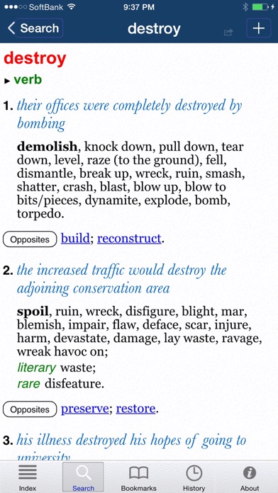 Oxford Thesaurus of English (OTE Powered by UniDict®) Screenshot 4