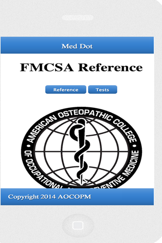 FMCSA Medical Reference screenshot 2