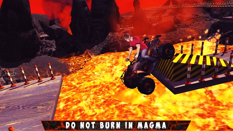 Lava Quad Bike Parking Simulator & Thrilling Ride