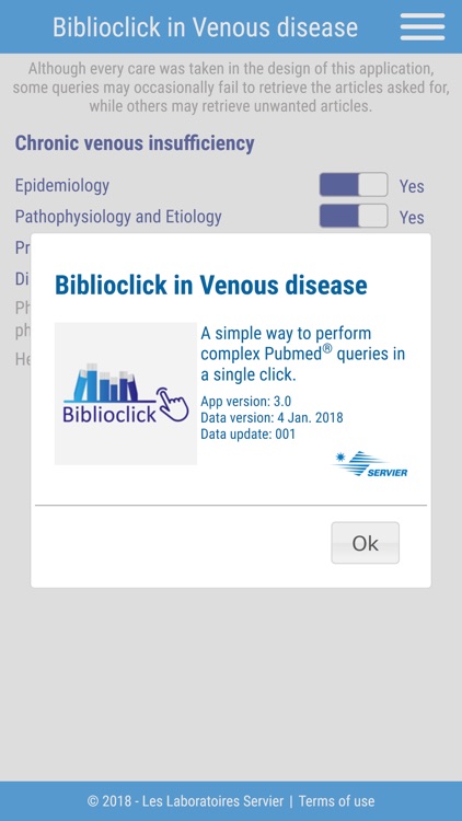 Biblioclick in Venous disease screenshot-4