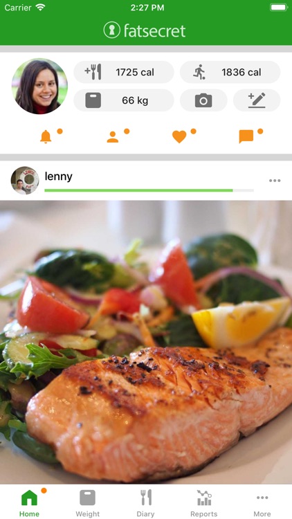 Calorie Counter by FatSecret screenshot-0